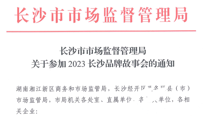 918博天堂应邀参与2023长沙品牌故事会(图1)
